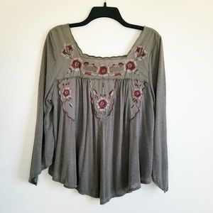 Free people pheasant boho top NWT Size M